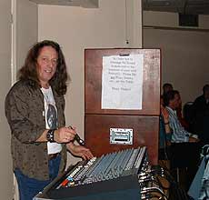 Peter Knott mixing at Hammersmith